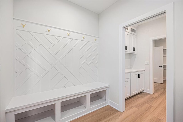6932 Kenton St, Shawnee, KS 66226 - mudroom with light wood finished floors