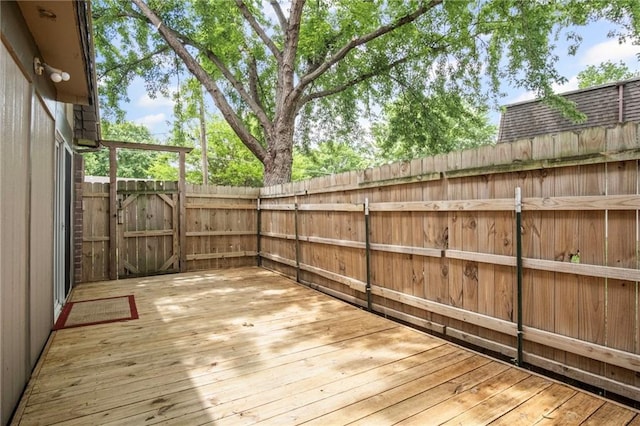 3729 Brush Creek Dr N, Lawrence, KS 66047 - view of wooden terrace