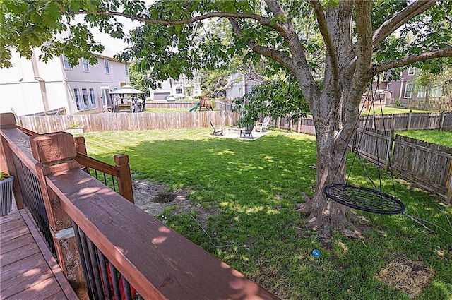 1101 SW Sunflower Dr, Lees Summit, MO 64081 - view of yard featuring a playground