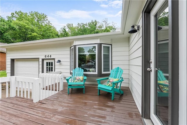 44 G St, Lake Lotawana, MO 64086 - view of wooden deck