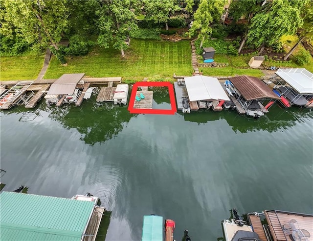 44 G St, Lake Lotawana, MO 64086 - drone / aerial view of a large body of water