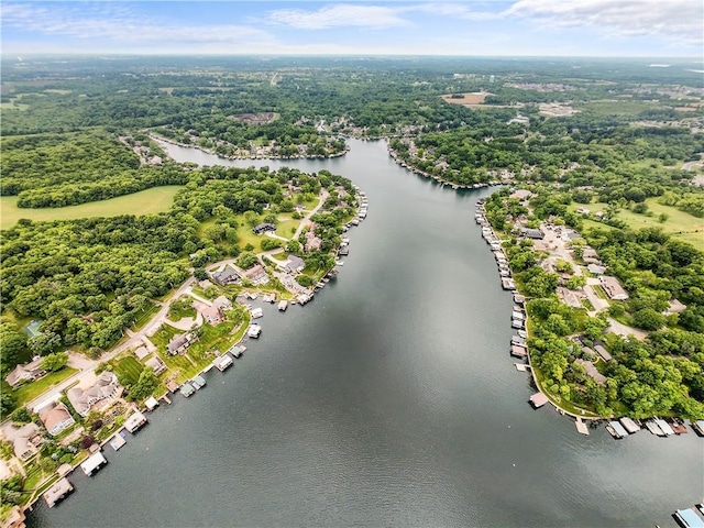 44 G St, Lake Lotawana, MO 64086 - drone / aerial view of a large body of water