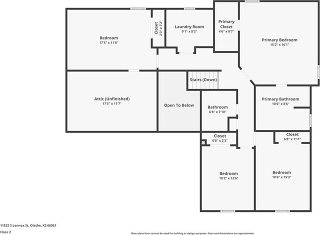 11532 S Lennox St, Olathe, KS 66061