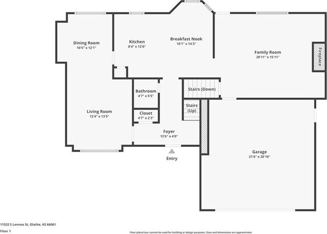11532 S Lennox St, Olathe, KS 66061