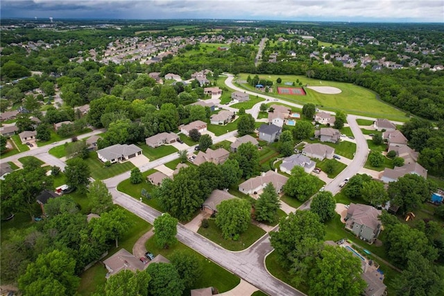 110 Cherokee Ln, Lake Winnebago, MO 64034 - aerial perspective of suburban area