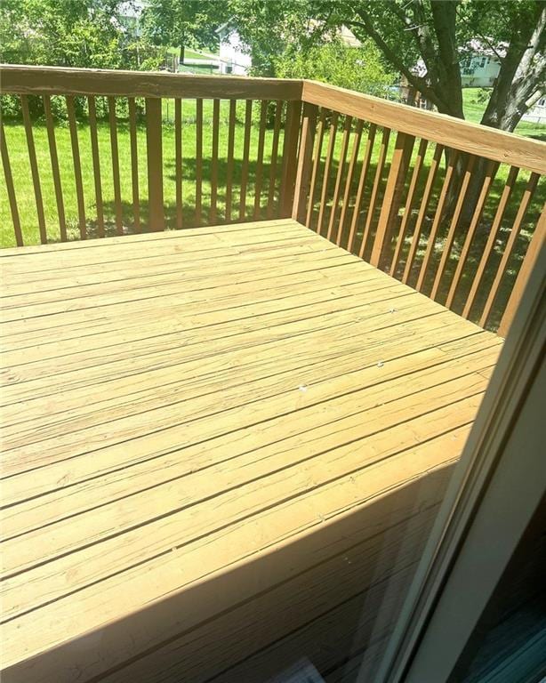 10636 N Grand Ave, Kansas City, MO 64155 - view of wooden terrace