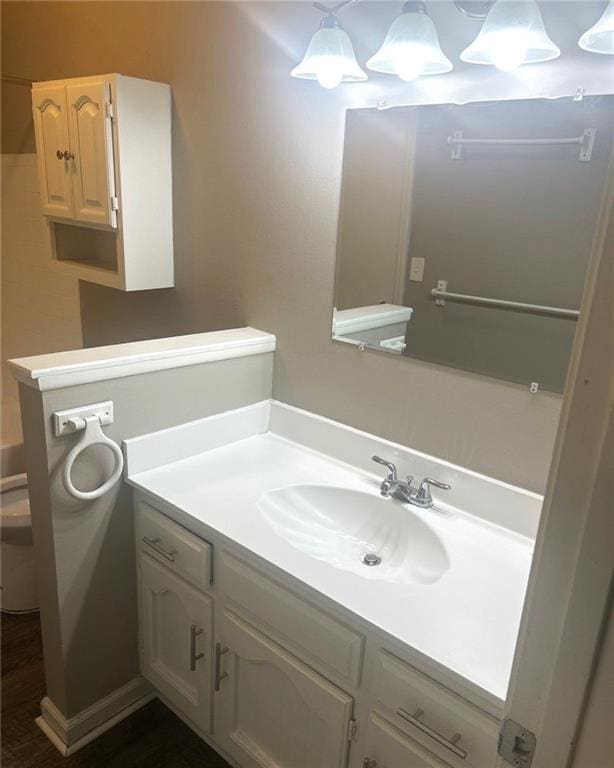 10636 N Grand Ave, Kansas City, MO 64155 - bathroom featuring vanity