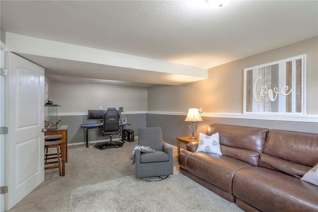 606 W Smith St, Spring Hill, KS 66083 - living area with an office area and carpet floors