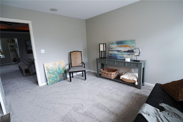 3832 SW Boulder Dr, Lees Summit, MO 64082 - living area with carpet floors and baseboards