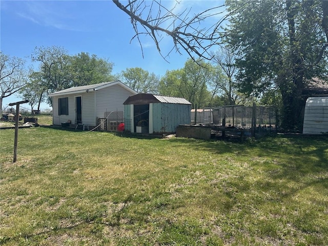 63 Clark Rd, Mapleton, KS 66754 - view of yard