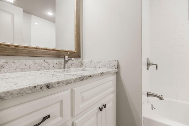 2308 W 95th St, Leawood, KS 66206 - full bath featuring vanity and shower / bathtub combination