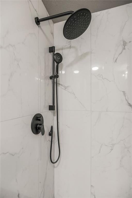 2308 W 95th St, Leawood, KS 66206 - bathroom view of a marble finish shower