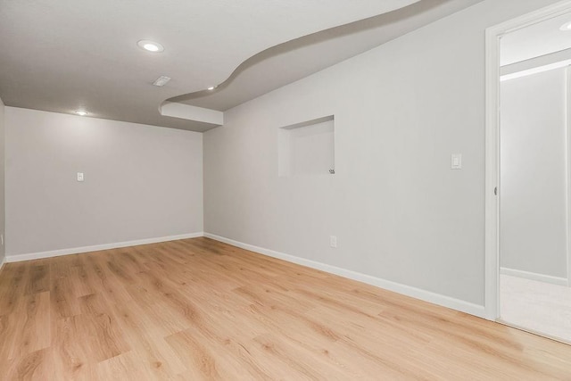 2308 W 95th St, Leawood, KS 66206 - unfurnished room featuring recessed lighting and light wood-style flooring