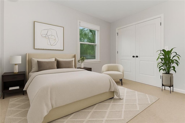 2308 W 95th St, Leawood, KS 66206 - carpeted bedroom with a closet and baseboards