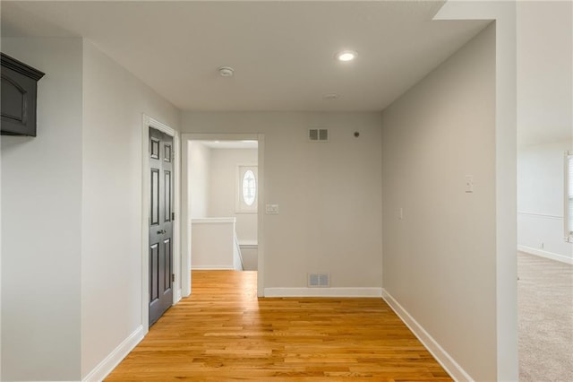 1955 Birmingham Rd, Liberty, MO 64068 - unfurnished room with recessed lighting and light wood-style flooring