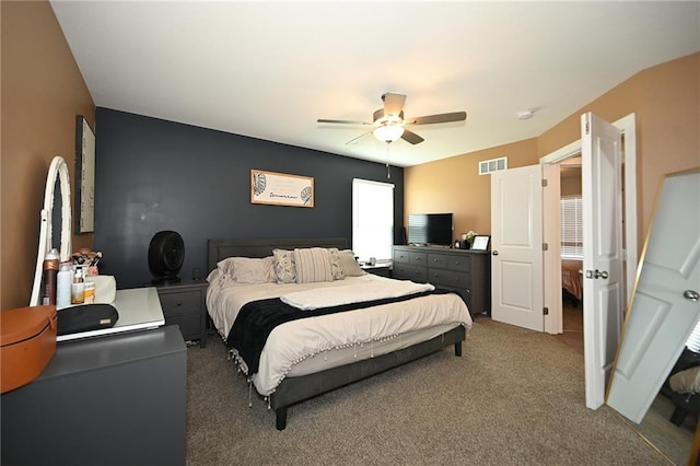 1905 Eagle Dr, Harrisonville, MO 64701 - bedroom with carpet and ceiling fan