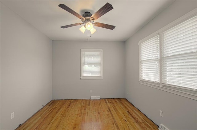2917 N 83rd Ter, Kansas City, KS 66109 - unfurnished room featuring ceiling fan and light wood-style flooring