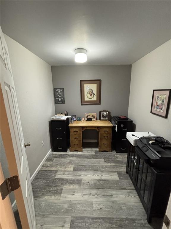1205 W 14th Street Ct, Chanute, KS 66720 - office area with wood finished floors