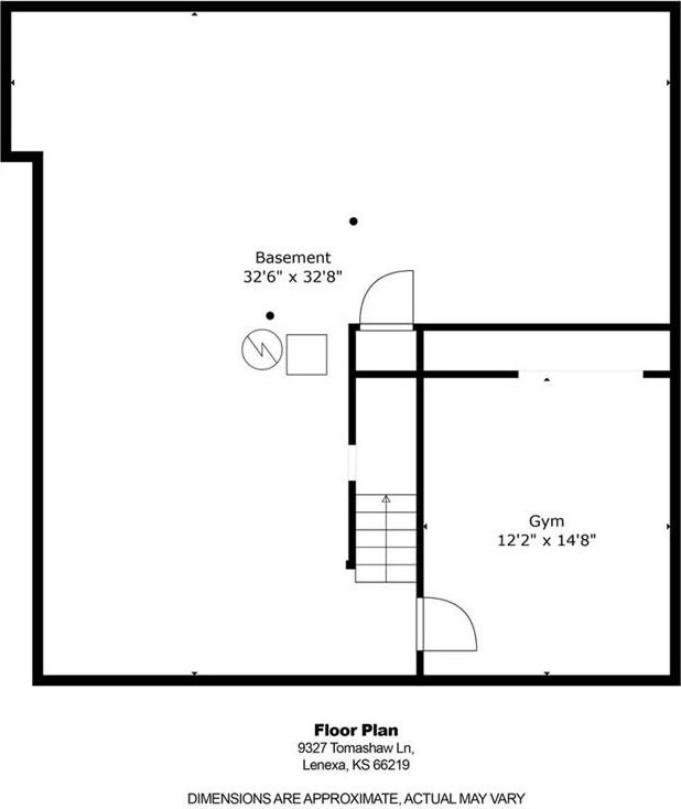 9327 Tomashaw Ln, Lenexa, KS 66219 - view of floor plan / room layout