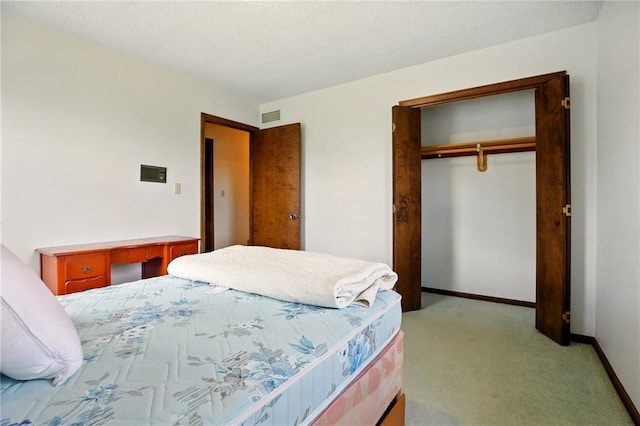 4613 SE Atchison Rd, Lathrop, MO 64465 - bedroom with a closet, light colored carpet, and baseboards