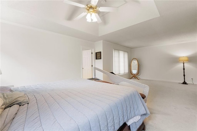 12484 S Hallet St, Olathe, KS 66062 - bedroom featuring carpet, a ceiling fan, and baseboards
