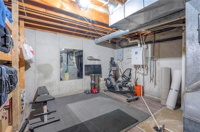 21614 W 72nd St, Shawnee, KS 66218 - workout room with electric panel