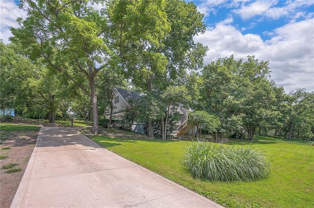 21614 W 72nd St, Shawnee, KS 66218 - view of home's community with a yard and driveway