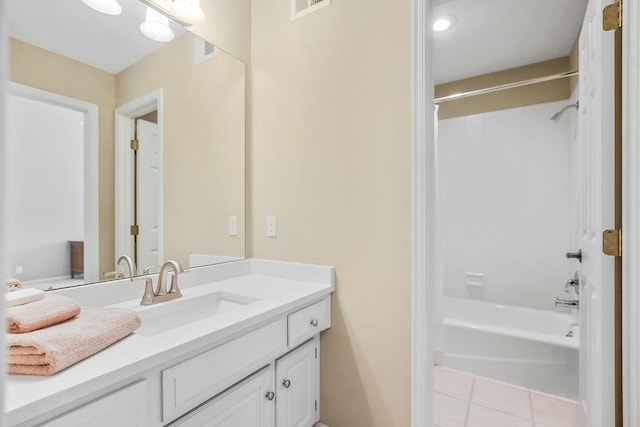 9705 Sunset Cir, Lenexa, KS 66220 - full bath with vanity and shower / bath combination