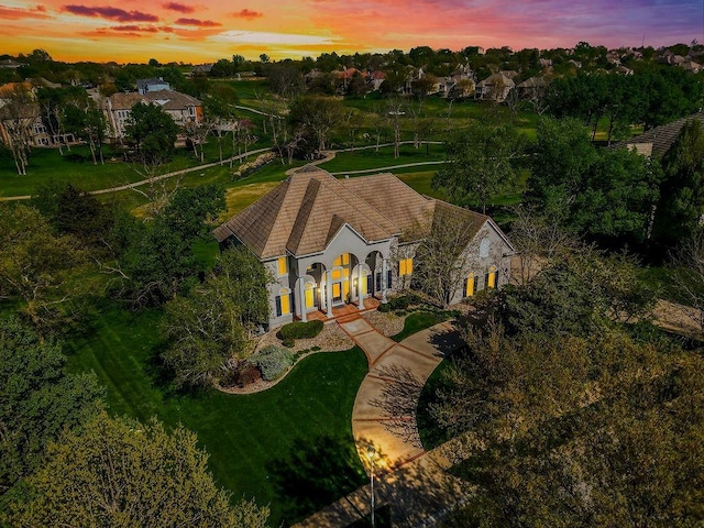 9705 Sunset Cir, Lenexa, KS 66220 - view from above of property