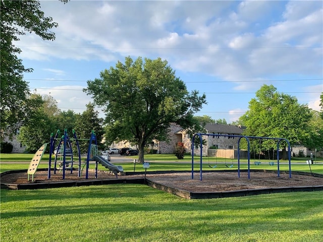 8564 W 85th St, Overland Park, KS 66212 - communal playground featuring a lawn