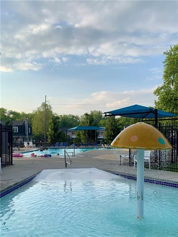 8564 W 85th St, Overland Park, KS 66212 - community pool featuring a patio area