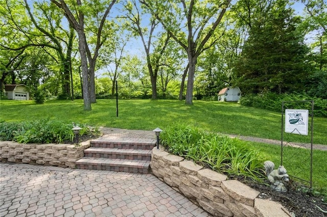 5308 Foster St, Overland Park, KS 66202 - view of green lawn featuring view of scattered trees
