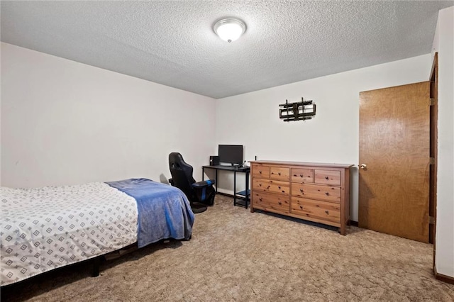 446 Hithergreen Dr, Lansing, KS 66043 - carpeted bedroom featuring a textured ceiling