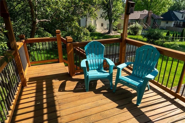 1504 SW 9th St, Lees Summit, MO 64081 - view of wooden terrace