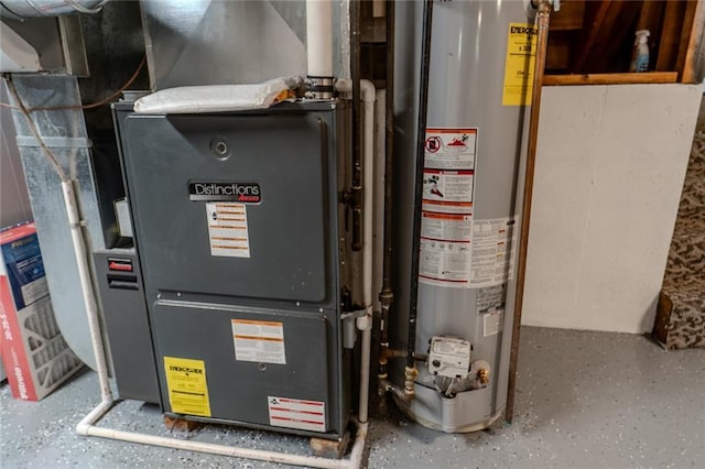 1504 SW 9th St, Lees Summit, MO 64081 - utilities featuring gas water heater and heating unit