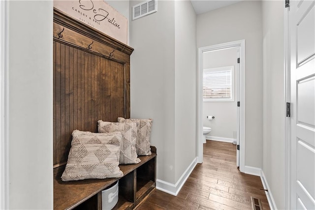 19714 W 197th Ct, Spring Hill, KS 66083 - mudroom with dark wood finished floors and baseboards