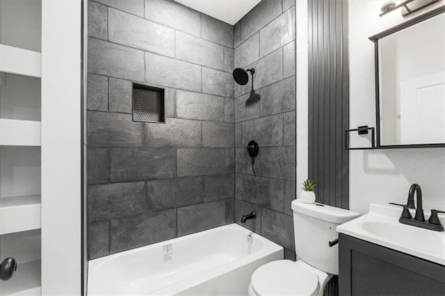 1115 S Leslie St, Independence, MO 64050 - bathroom featuring vanity and tub / shower combination