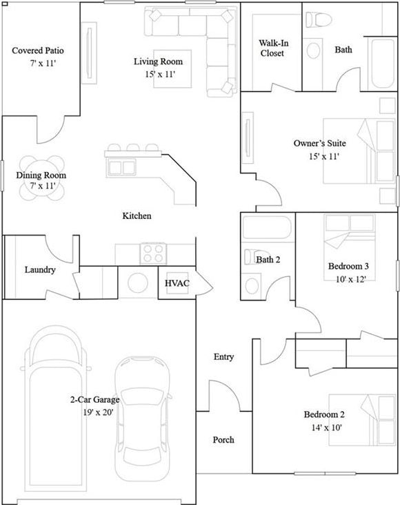 20348 W 194th Ter, Spring Hill, KS 66083 - floor plan / room layout