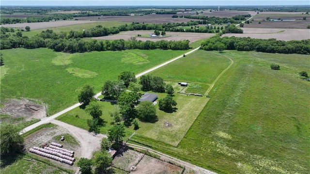 739 SW 700th Rd, Holden, MO 64040 - aerial overview of property's location featuring rural landscape, extensive farmland, and a pastoral area