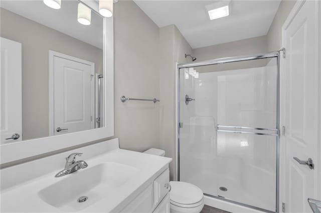 9812 Saddletop St, Lenexa, KS 66227 - bathroom featuring a stall shower and vanity