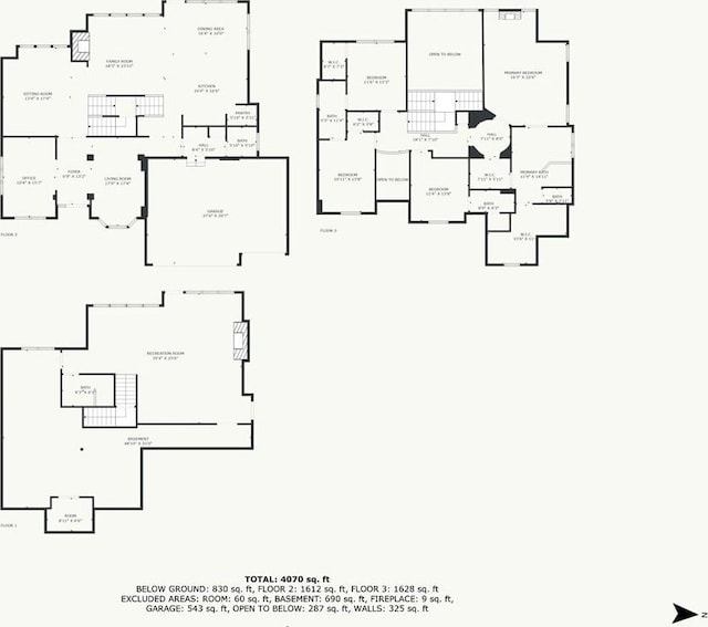 9812 Saddletop St, Lenexa, KS 66227 - view of floor plan / room layout
