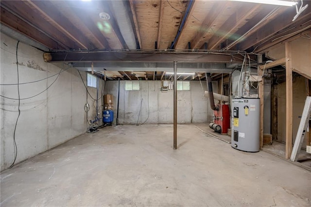 15215 Edgerton Rd, Gardner, KS 66030 - basement with water heater and a water pressure tank