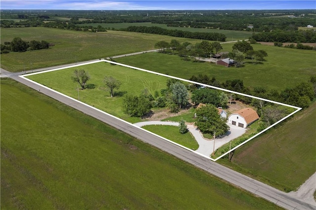 15215 Edgerton Rd, Gardner, KS 66030 - view of rural area with property boundaries highlighted and a pastoral area