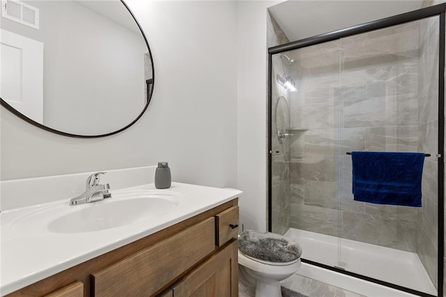 4820 NE 90th Ter, Kansas City, MO 64156 - bathroom with vanity and a shower stall