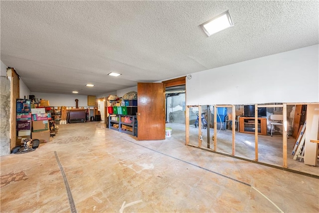 513 Brown Circle Dr, Osawatomie, KS 66064 - basement with a textured ceiling