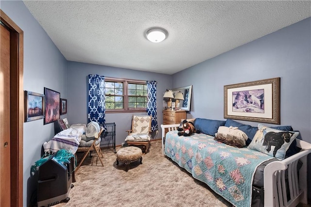 513 Brown Circle Dr, Osawatomie, KS 66064 - carpeted bedroom featuring a textured ceiling