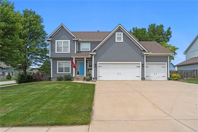 2436 SW Current Ln, Lees Summit, MO 64082 - view of front of home featuring concrete driveway and a garage