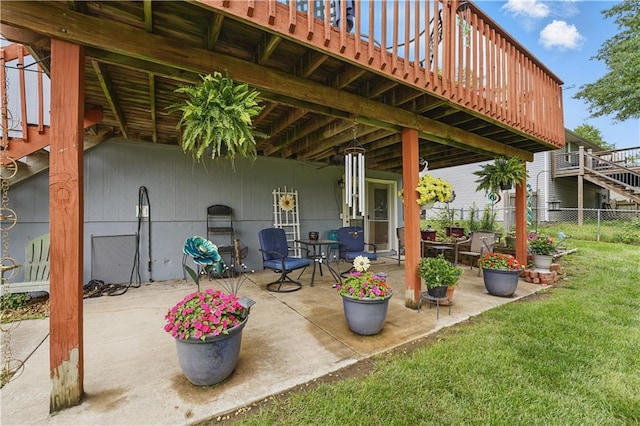 1453 Madison St, Lees Summit, MO 64081 - view of patio