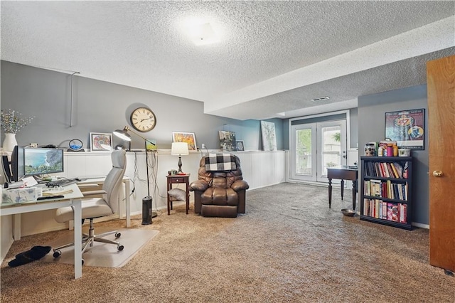 1453 Madison St, Lees Summit, MO 64081 - carpeted office space with a textured ceiling