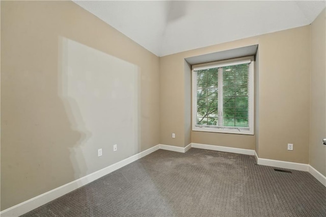 4904 W 162nd St, Overland Park, KS 66085 - spare room with carpet, baseboards, and lofted ceiling